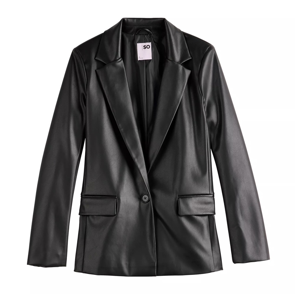 Leather Jacket Blazer